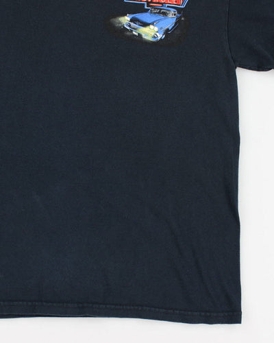 Mens Navy Graphic T-Shirt - M