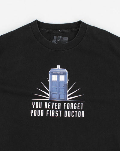 00s Doctor Who Graphic T-Shirt - L