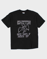 Led-Zeppelin Black Graphic Band T-Shirt - M