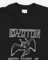 Led-Zeppelin Black Graphic Band T-Shirt - M