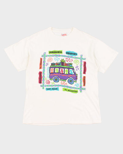 Vintage 90s Single Stitch Princess Cruises Graphic T-Shirt - L