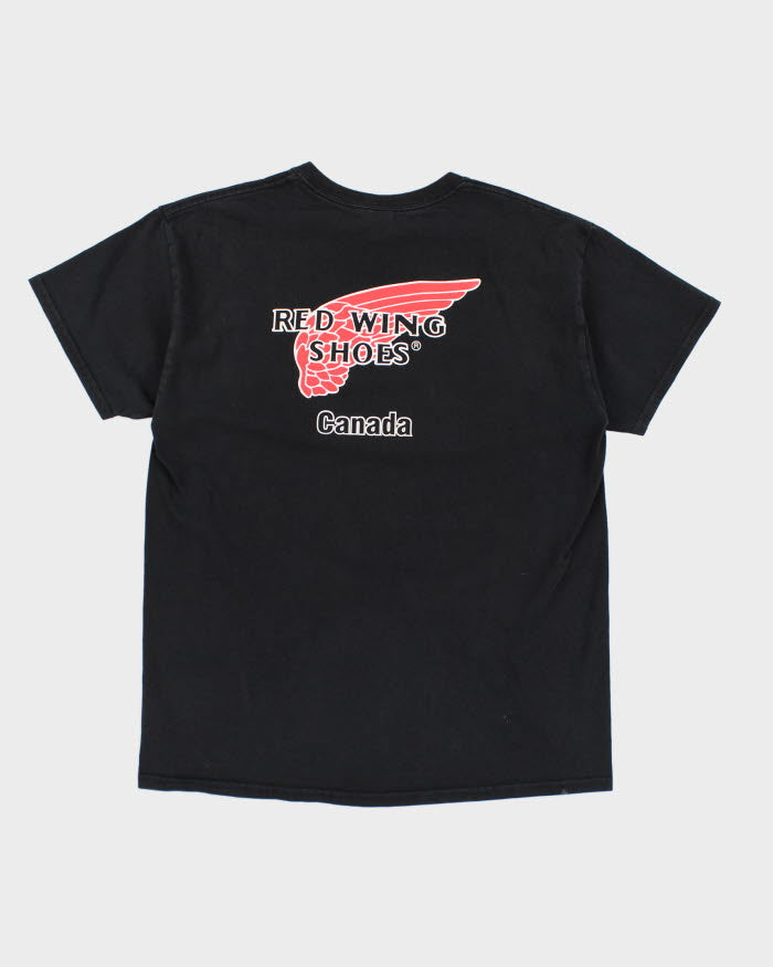 Red Wing Shoes Black T-Shirt - L