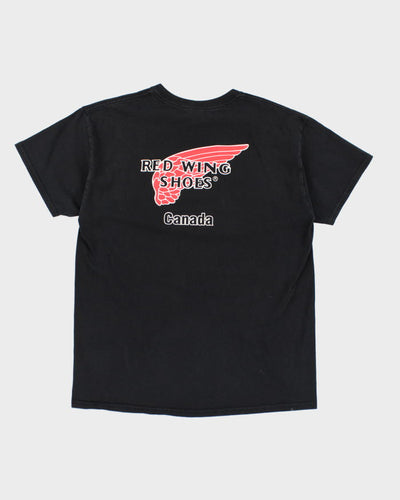 Red Wing Shoes Black T-Shirt - L