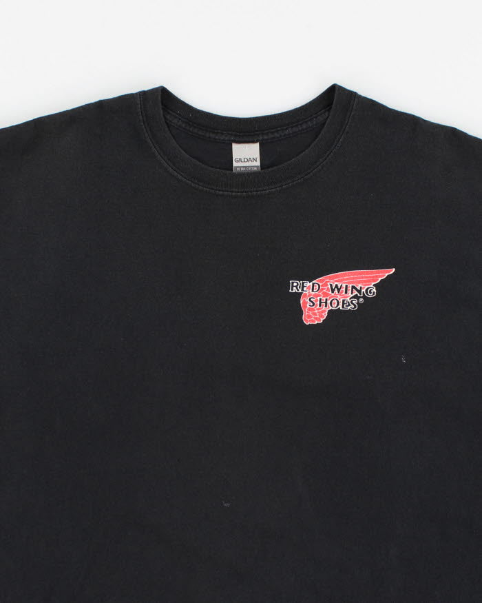 Red Wing Shoes Black T-Shirt - L