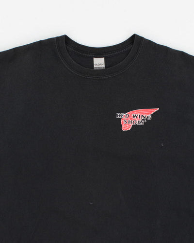 Red Wing Shoes Black T-Shirt - L