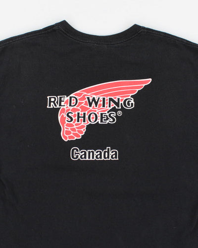 Red Wing Shoes Black T-Shirt - L