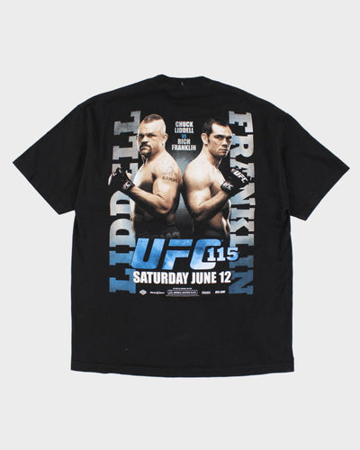 UFC 115 Liddell Vs. Franklin Black T-Shirt - XL