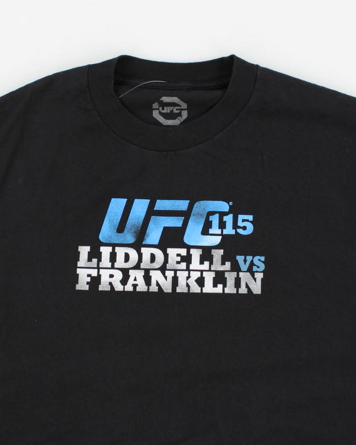 UFC 115 Liddell Vs. Franklin Black T-Shirt - XL