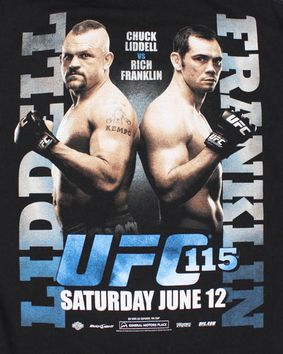 UFC 115 Liddell Vs. Franklin Black T-Shirt - XL
