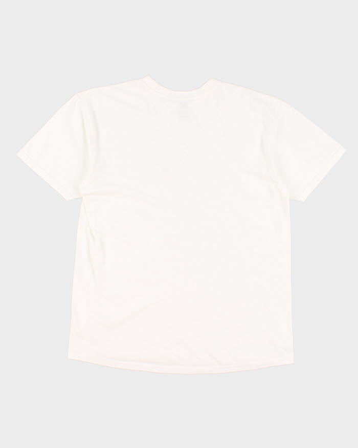 Y2K 00s DC White Logo T-Shirt - L