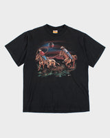 Vintage 80's Single Stitch Cowboy T-Shirt - XL