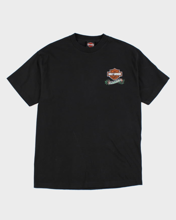 Vintage 90's Harley Davidson Jamaica Graphic T-Shirt - L