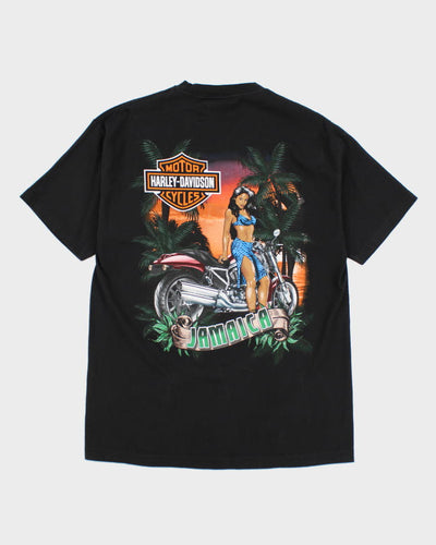 Vintage 90's Harley Davidson Jamaica Graphic T-Shirt - L