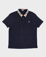 Vintage Y2K Burberry Nova Check Polo Shirt - L