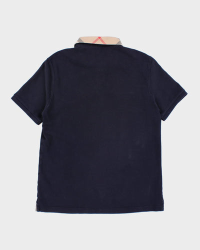 Vintage Y2K Burberry Nova Check Polo Shirt - L