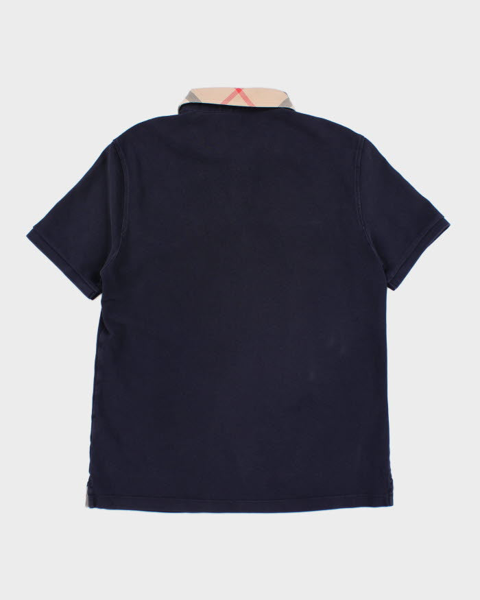 Vintage Y2K Burberry Nova Check Polo Shirt - L