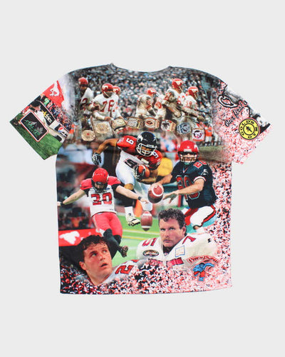 Vintage CFL The Stampeders All Over Print Jersey - L