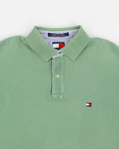 Tommy Hilfiger Green Polo Shirt - L
