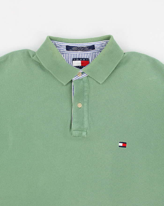 Tommy Hilfiger Green Polo Shirt - L