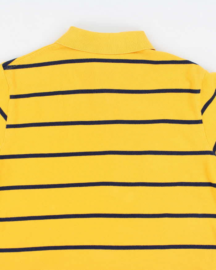 Ralph Lauren Yellow Stripe Polo Shirt - M