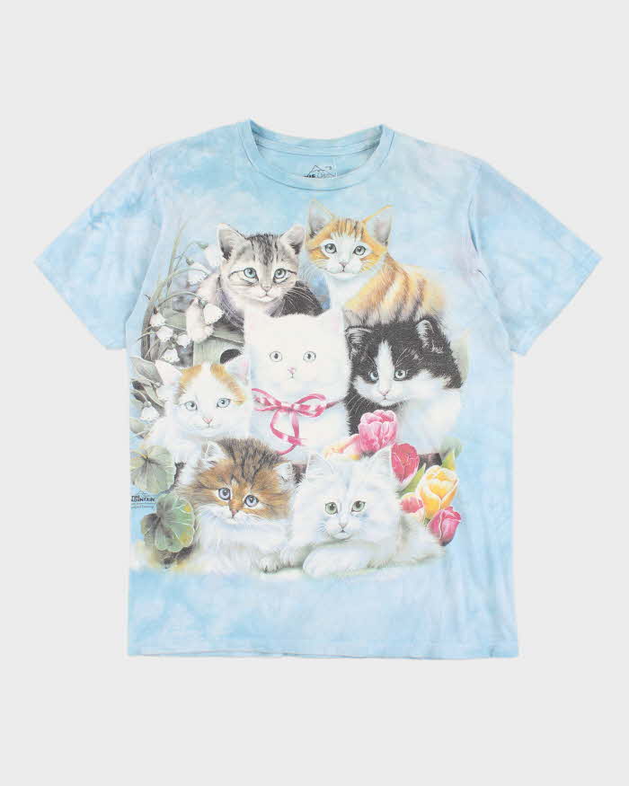 Vintage 2000's The Mountain All Over Print Cat T-Shirt - S