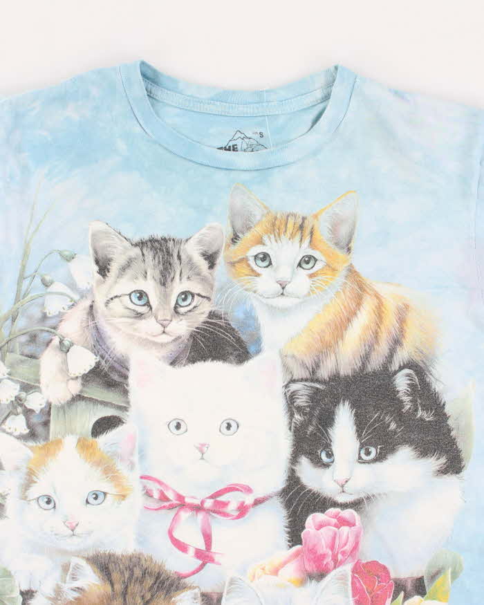 Vintage 2000's The Mountain All Over Print Cat T-Shirt - S