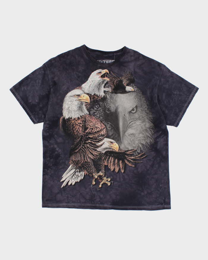Vintage 2000's The Mountain All Over Print 10 Eagles T-Shirt - XL