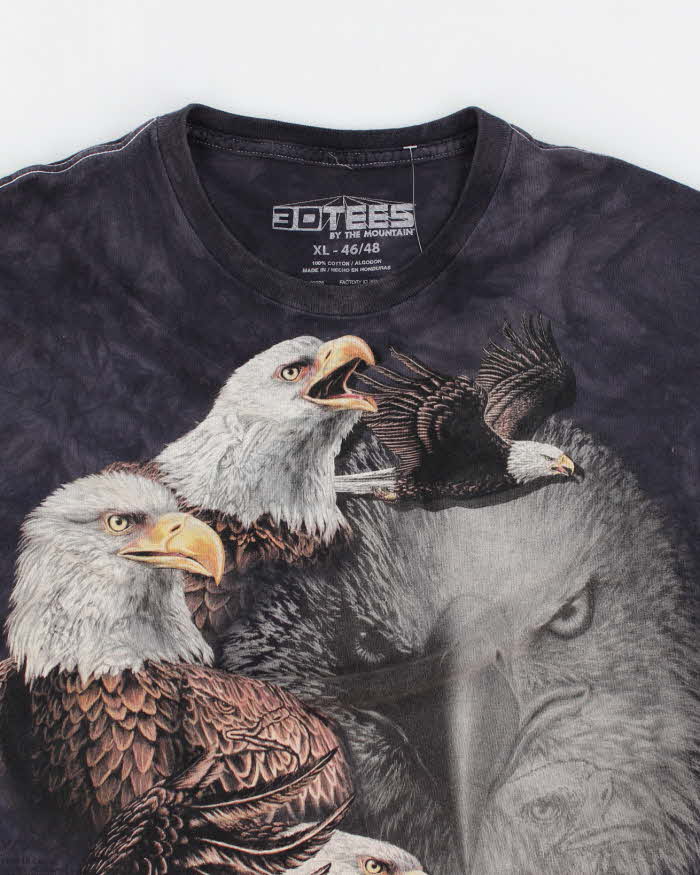 Vintage 2000's The Mountain All Over Print 10 Eagles T-Shirt - XL