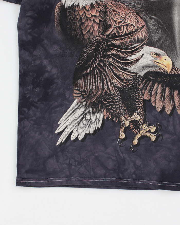 Vintage 2000's The Mountain All Over Print 10 Eagles T-Shirt - XL