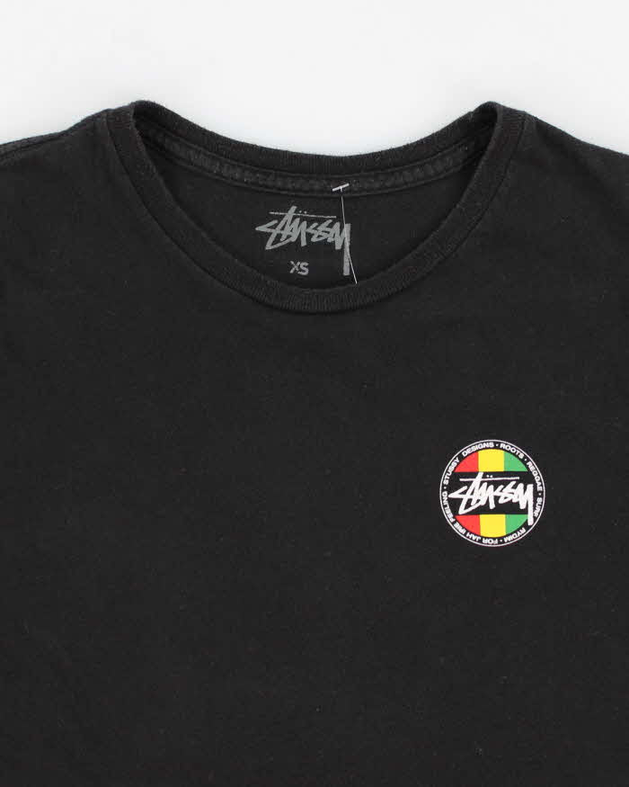 Vintage 2000's Stussy Pocket Graphic T-Shirt - XS