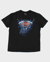 00s Harley Davidson Black T-shirt - L