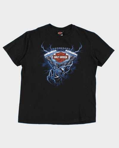 00s Harley Davidson Black T-shirt - L