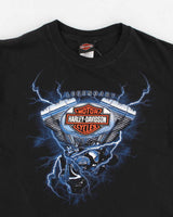 00s Harley Davidson Black T-shirt - L