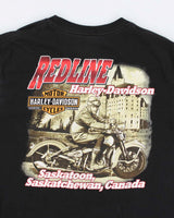 00s Harley Davidson Black T-shirt - L