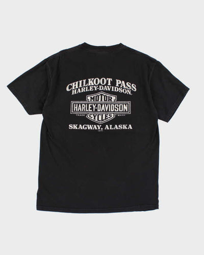 00s Harley Davidson Graphic Black T-shirt - L