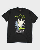 Vintage 90s Single Stitch Black Graphic T-shirt - L