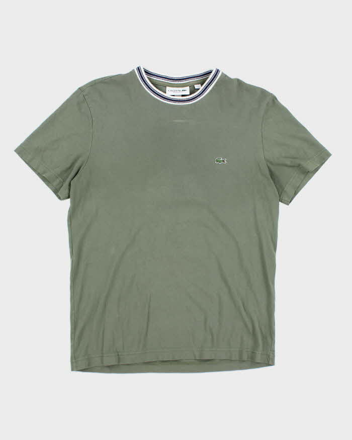 Lacoste Khaki Green T-shirt - M