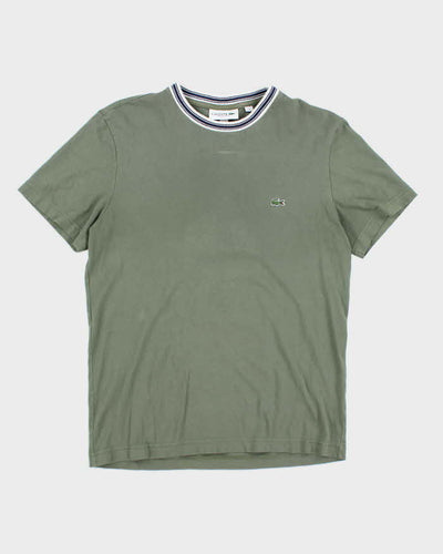 Lacoste Khaki Green T-shirt - M
