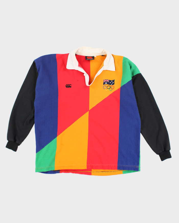 Vintage 90s Canterbury Of New Zealand Rugby Jersey - L
