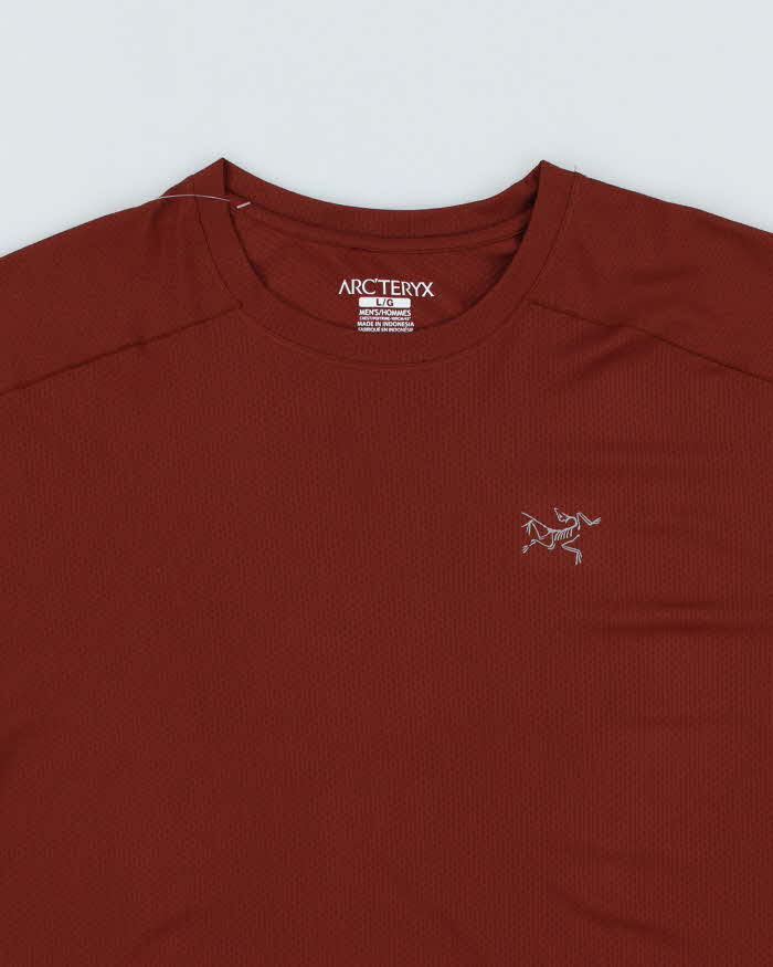 Deadstock Arc'teryx Brown Velox T-shirt - L