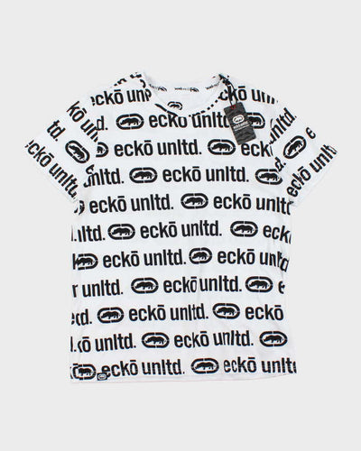 Y2k 00s Ecko Unltd Monogram T-shirt - L