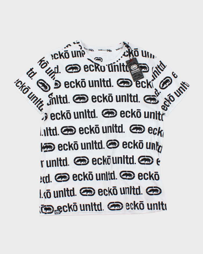 Y2k 00s Ecko Unltd Monogram T-shirt - L