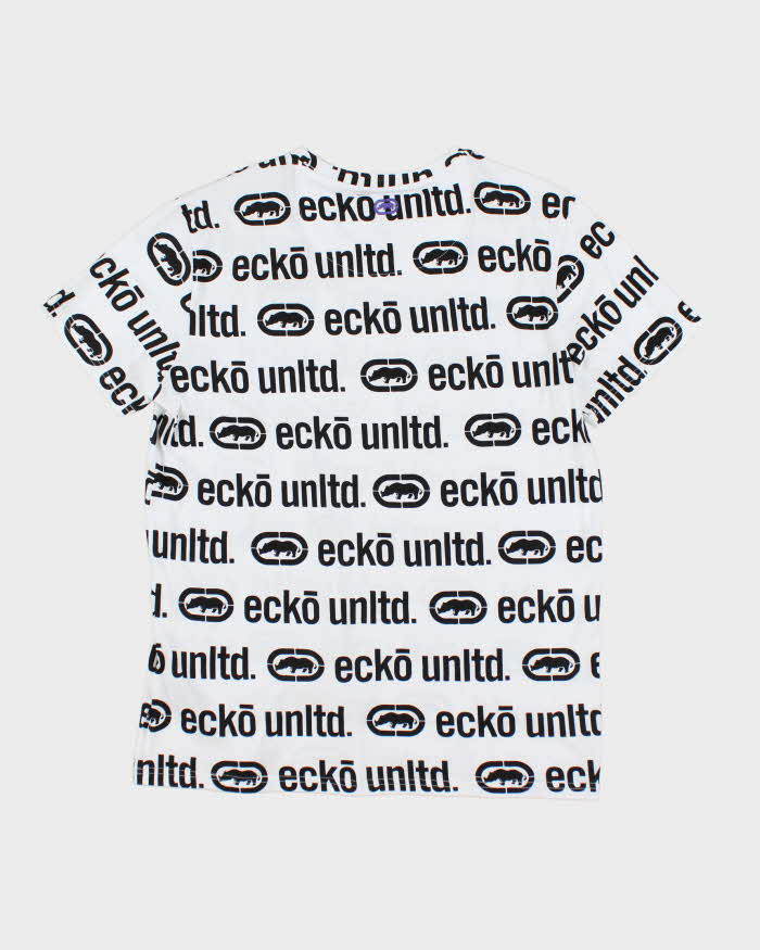 Y2k 00s Ecko Unltd Monogram T-shirt - L