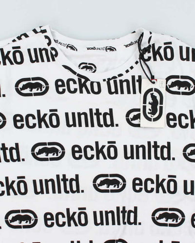 Y2k 00s Ecko Unltd Monogram T-shirt - L