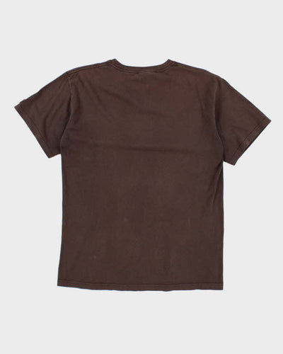 Y2k 00s Element Brown T-shirt - M