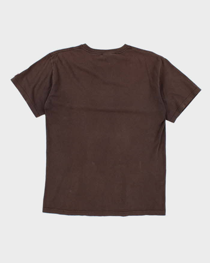 Y2k 00s Element Brown T-shirt - M