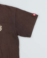 Y2k 00s Element Brown T-shirt - M