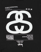 Y2k 00s Stussy Black Logo T-shirt - S