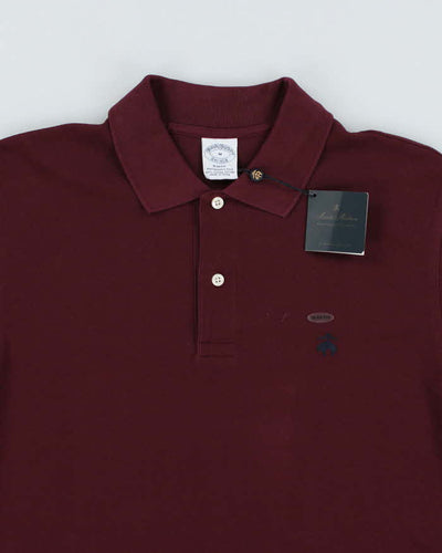 Deadstock Brooks Brother's Long Sleeve Polo Shirt - M