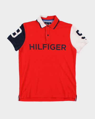 Tommy Hilfiger Red Polo Shirt - M